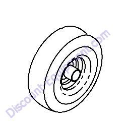 10347 TIRE & RIM 4.10/3.50-4 Barreto 712MTH Wheeled Trencher