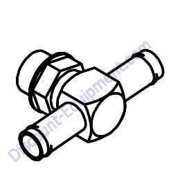 11771-M FITTING 4606-12-12-12 MACHINED Barreto 712MTH Wheeled Trencher