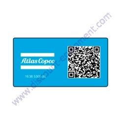 1638530500 LABEL QR CODE Chicago Pneumatic CPS 110 KD T4F DOT Air Compressor