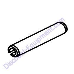 05200 ROLL PIN SLOTTED SPRING 1/4 X 1-1/4 ZINC Barreto 712MTH Wheeled Trencher