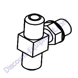 10409 FITTING 6803-6-6-6 Barreto 712MTH Wheeled Trencher