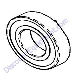 03943 BALL BEARING SKF 6208 Barreto 712MTH Wheeled Trencher