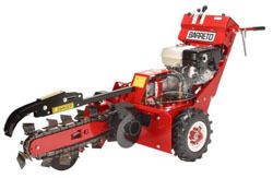Barreto 918HM Trencher Walk-behind Mini 18" Honda 9HP GX270, Chain Not Included