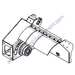 01750 FRAME FRONT END Barreto 1324D-1624D Wheeled Trencher