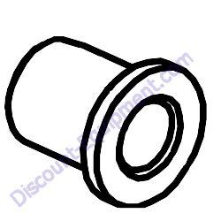 03029-04 BUSHING MICRO PLASTICS 12SWS1048 Barreto 1324D-1624D Wheeled Trencher