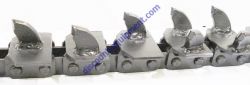 Barreto 03441-4S Chain, 48" X 4" Shark Tooth, 41 Cutters, Fits 48" Boom