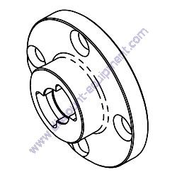 11221 R1 CUSHION FLANGE Barreto 20RTK-23RTK Track Trencher