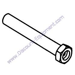 11490-K (11490) ROLLER AXLE 5/8 X 4-1/2" Barreto 20RTK-23RTK Track Trencher