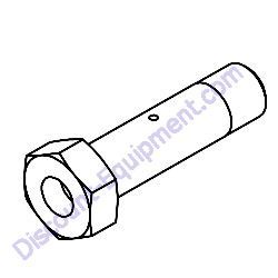 10848-M-K (10848-M) BOOM ROLLER AXLE Barreto 20RTK-23RTK Track Trencher