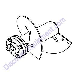 00372 AUGER ASSEMBLY Barreto 20RTK-23RTK Track Trencher