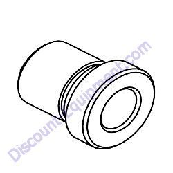 10878 IDLER SPACER Barreto 20RTK-23RTK Track Trencher