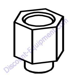 04220 FITTING 6410-4-4 1324STK-1624STK Track Trencher