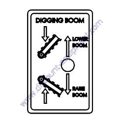 REF #19 - 04454 DIGGING BOOM UP/DOWN Barreto 1324STK-1624STK Track Trencher