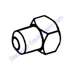 REF #21 - 10800 HYDRAULIC FITTING 6400-0-6-10 Barreto 1324STK-1624STK Track Trencher
