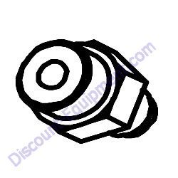 04226 FITTING 6400-6-8 Barreto 1324STK-1624STK Track Trencher
