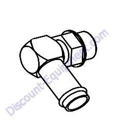 10529 FITTING 4601-12-8 Barreto 1324STK-1624STK Track Trencher