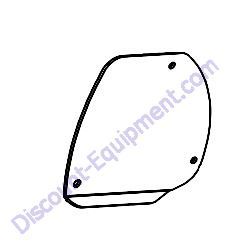1613-0003 CHIPPER BLADE ACCESS COVER Barreto 3104CMS Chipper