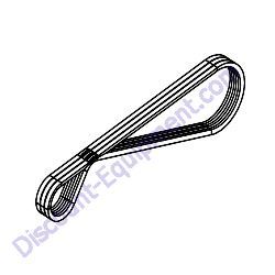 1902-00349 CHIPPER V-BELT Barreto 3104CMS Chipper