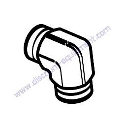 0583812100 FITTING PIPE THREADED ELBOW 90 Chicago Pneumatic CPS 175-100 T4F Air Compressor