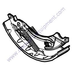 2914104600 BRAKE SHOE Chicago Pneumatic CPS 175-100 T4F Air Compressor