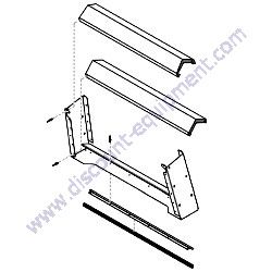 1638378580 BAFFLE ASSEMBLY Chicago Pneumatic CPS 250 MP KD8 Air Compressor