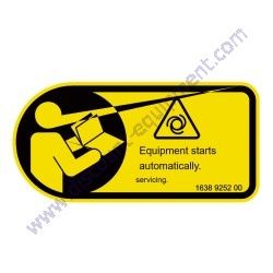 1638925200 LABEL AUTO START Chicago Pneumatic CPS 250 MP KD8 Air Compressor