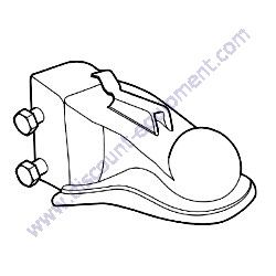 1310032964 COUPLER TOWING ADJUSTABLE Chicago Pneumatic CPS 400-150 KOD Air Compressor