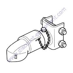1310072216 COUPLER ADJUSTABLE 2" BULLDOG Chicago Pneumatic CPS 400-150 KOD Air Compressor