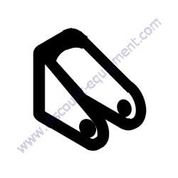 1316114610 PLATE LATCH BASE BLACK Chicago Pneumatic CPS 400-150 KOD Air Compressor