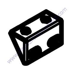 1316116000 REAR CANOPY SUPPORT BRACKET Chicago Pneumatic CPS 400-150 KOD Air Compressor