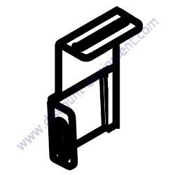 1316283200 BRACKET UPPER DOOR LATCH Chicago Pneumatic CPS 400-150 KOD Air Compressor