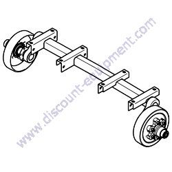 1310169201 AXLE ASSEMBLY Chicago Pneumatic CPS 400-150 KOD Air Compressor