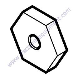 1316183800 WASHER HEX SPACER BEVELED Chicago Pneumatic CPS 400-150 KOD Air Compressor