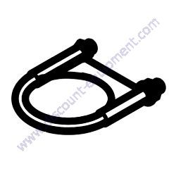 1310035561 CLAMP SADDLE 3.00" ID ZINC PL Chicago Pneumatic CPS 400-150 KOD Air Compressor