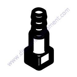 1310072345 ADAPTER .375 BARB X M14 MALE Chicago Pneumatic CPS 400-150 KOD Air Compressor