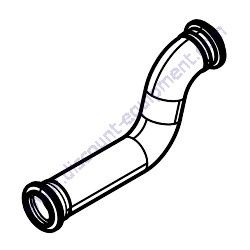 1316176810 EXHAUST PIPE BELLOWS TO DOC Chicago Pneumatic CPS 400-150 KOD Air Compressor