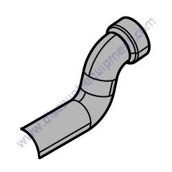 1316176920 HEAT BLANKET DOC INLET PIPE Chicago Pneumatic CPS 400-150 KOD Air Compressor