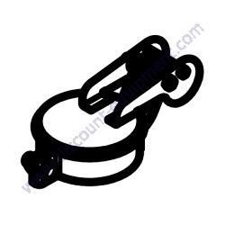 1615721400 EXHAUST COVER Chicago Pneumatic CPS 400-150 KOD Air Compressor