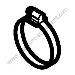 1316020373 HOSE CLAMP #10 WORM-DRIVE Chicago Pneumatic CPS 400-150 KOD Air Compressor