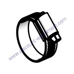 1310032384 CLAMP HOSE .25-.62 SIZE 4 Chicago Pneumatic CPS 400-200 MP KOD Air Compressor