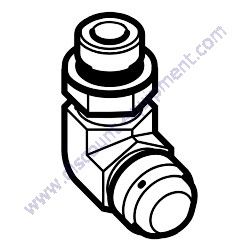 1316020346 CHECK VALVE ELBOW 90 8M STO Chicago Pneumatic CPS 400-200 MP KOD Air Compressor