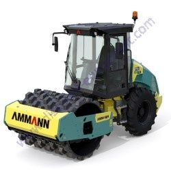 AMMANN ARS 70 PD T4F Single Drum Roller 66.1 Padfoot Drum Kubota V3307 CR-TE5 Engine