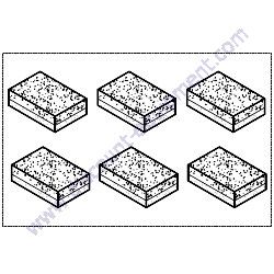 366010070-6PK PRIMARY ELEMENT FILTER KIT 6-PACK Multiquip Rammers
