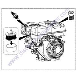 FKITMRH800GS-1 Filter Kit Multiquip MRH800GS Walk-Behind Roller