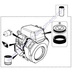 FKITAR14H Filter Kit Multiquip AR14H Roller