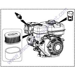 FKITMIX3 Filter Kit GX240K1HA2 Multiquip EM70/EM90P/S WM63/WM70/WM90 Mixers
