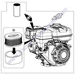 FKITWBH16E/EF Filter Kit Multiquip WTB16EF Power Buggy