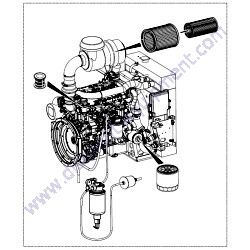 FKITLS450-1 Filter Kit Multiquip LS450 LS450WR Concrete Pump