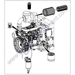 FKITLS450-2 Filter Kit Multiquip LS450 LS450WR Concrete Pumps