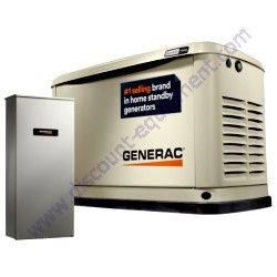 Generac G0071720 Home Standby Generator 10kW with 16-Circuit Transfer Switch WiFi Enabled